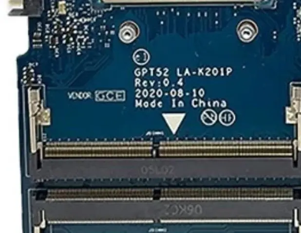 LA-K201P GPT52 Bios & EC