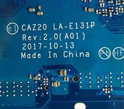 Dell Latitude 7480 CAZ20 LA-E131P Free Bios