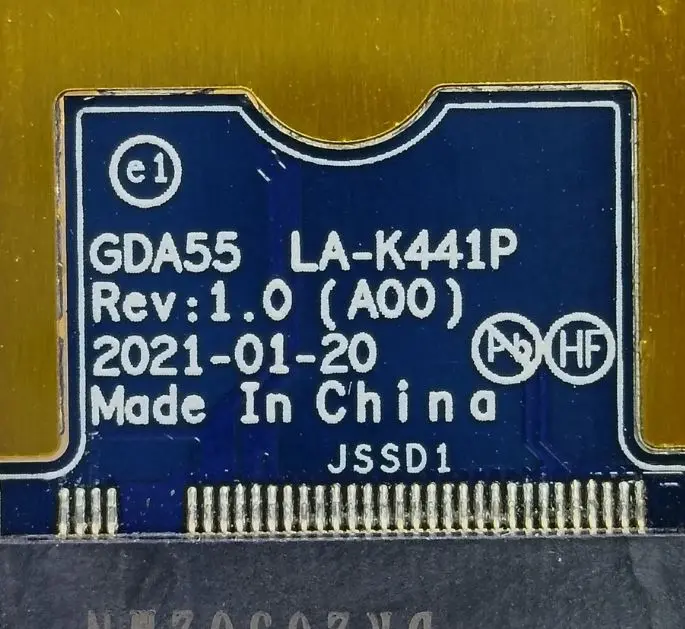 GDA55 LA-K441P Main bios Download