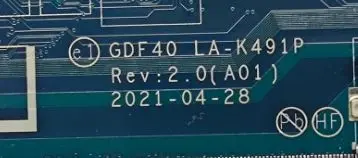 GDF40 LA-K491P Bios Free Download