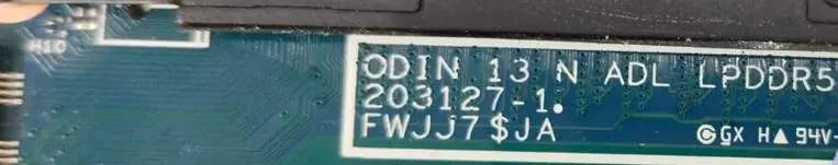Dell Inspiron 13 5320 203127-1 BIOS Wistron Odin 13 NV ADL X01 Tested Download